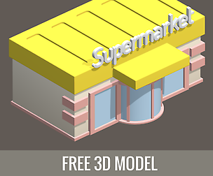 Supermarket 3dmodel