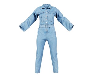 Belted Jeans Salopet