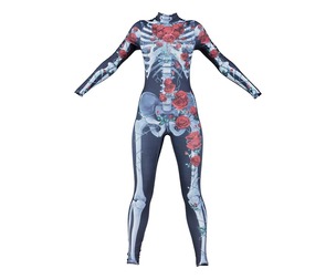 Rose Skeleton Catsuit