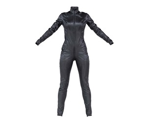 Shiny Detailed Catsuit