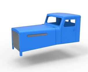 Cab of Vintage GATR Racing Semi truck Scale 1:25