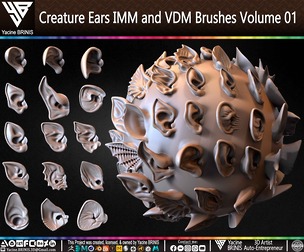 Creature Ears IMM and VDM Brushes Volume 01