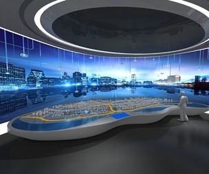 City planning hall design Chinese Dream Exhibition hall desi