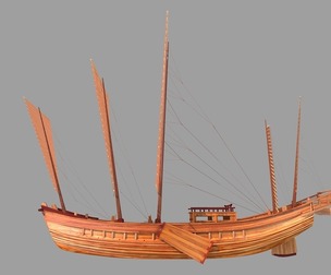 Ship ancient ship sand ship Shanghai sand ship