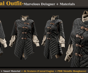 Medieval Outfit-Models+Materials