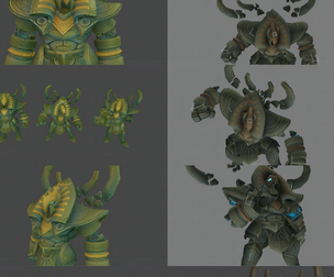 Next generation PBR Monolith like BOSS Jungle monster Su