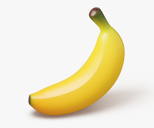 Banana Fruit Stylized
