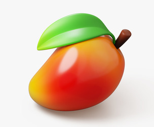 Mango Fruit Stylized