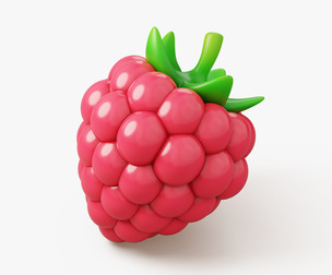 Raspberry Stylized