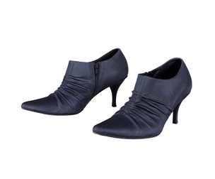 Black Leather Pumps