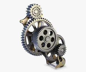 Gear Mechanism v 3 3D Model