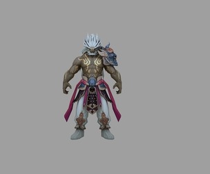 Next generation game BOSS character Game Humanoid mo