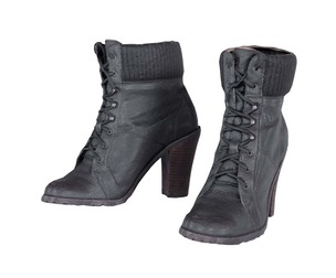 Wool Laced Heels