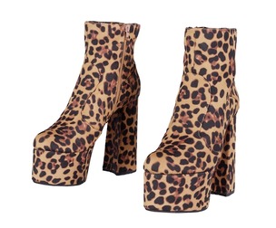 Tiger Block Heels