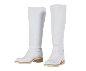 Tall White Boot