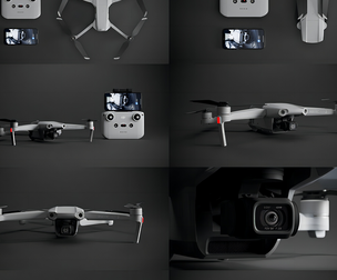 Dajiang Yu DJI Mavic Air 2 Portable collapsible aerial drone