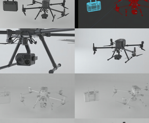 Dji drone Matrice 300 RTK remote control handle