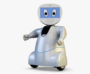 Pakati Robot Assistant White 3D Model