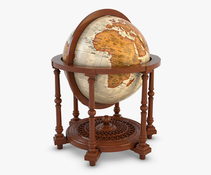 Antique Globe 3D Model