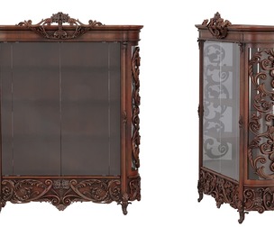 Classic carved cabinet