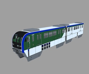 Monorail locomotive