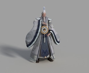 Tao old man old man fairy Tao wind fairy bone tai Chi eight a