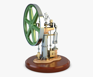 Benson Vertical Engine 3D Model