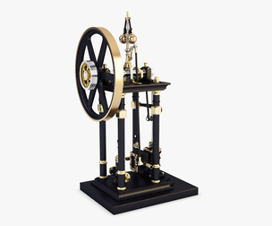 Vertical Steam Engine v 1 3D Model