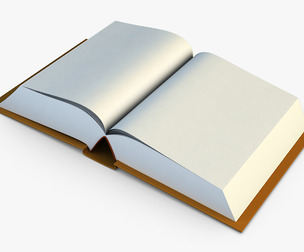 Open Book v 1 3D Model