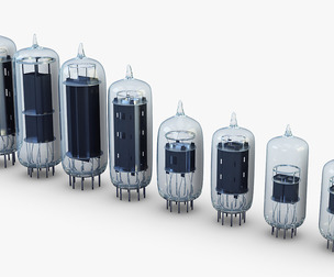 Vacuum Tubes Set 3D Model