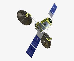 Artificial Satellite Loutch 5V 3D Model