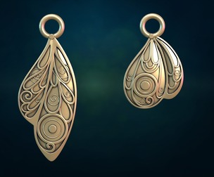 Butterfly Wings charms