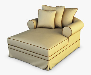 Ampoli Lounge Chair 3D Model