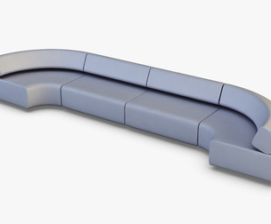 Atollo Sofa v 2 3D Model