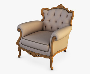 Angelo Cappellini Austen Armchair 3D Model