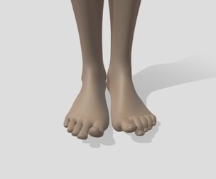 female feet