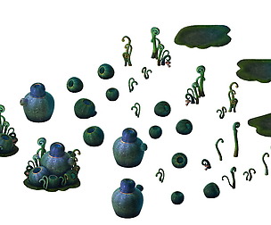 Game Models - poison Valley Scene - hemlock Cong