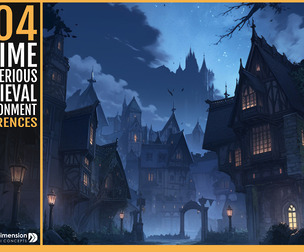 404 Anime Mysterious Medieval Environment