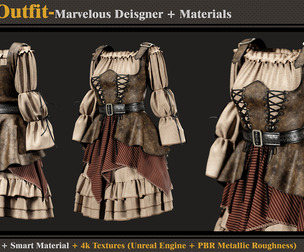 Pirate Outfit-Models+Materials