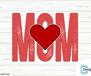 Mom-Mother's day SVG design