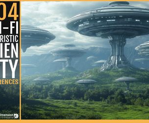 404 Sci-Fi Futuristic Alien City