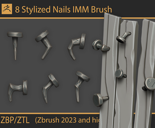 Stylized Nails IMM Brush