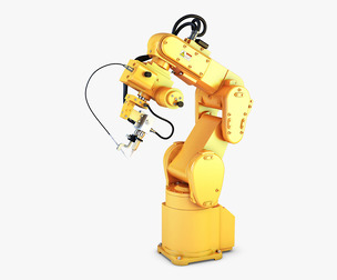 Generic Industrial Robot v 1 3D Model