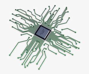 Electronic Circuit v 4 3D Model