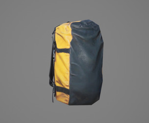 Bag Backpack 3D model 005