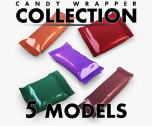 Candy Wrapper Collection Volume 1 3D Models