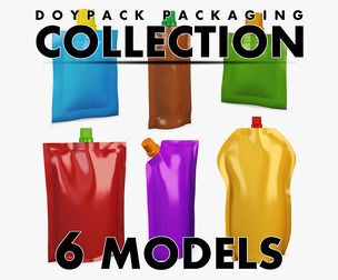 DoyPack Packaging Collection Volume 1 3D Models