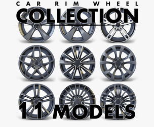 1ewrCar Rim Wheel Collection volume 2 3D Models