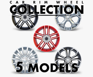 Car Rim Wheel Collection volume 3 3D Models