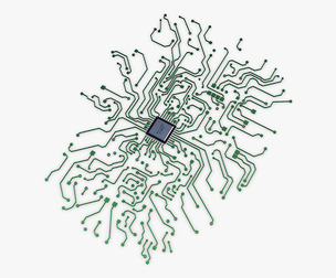 Electronic Circuit v 5 3D Model